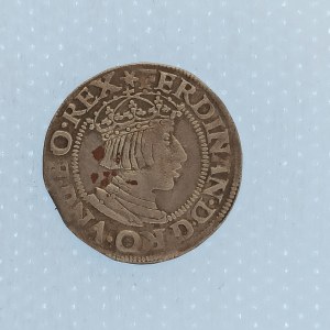 Ferdinand I. [1526 - 1564] / 3 Krejcar 1549 Vídeň - Hartmann, Markl.117, skvrny, hrana, Ag,