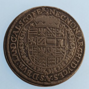 Rudolf II. [1576 - 1611] / 1 Tolar 1603 Hall, Leffler, var. koruna bez hrotů, Ag,