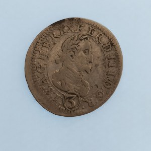 Ferdinand II. [1619 - 1637] / 3 Krejcar 1624 Graz, Ag,