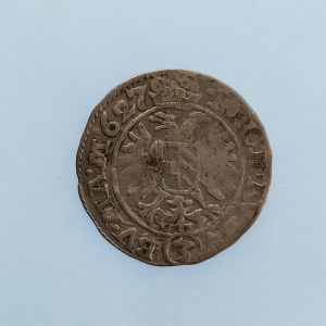 Ferdinand II. [1619 - 1637] / 3 Krejcar 1627 Praha - Hübner, Ag,