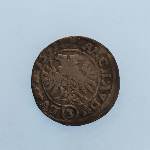Ferdinand II. [1619 - 1637] / 3 Krejcar 1633 Praha - Schuster, nedor., RL v plochách, patina, Ag,