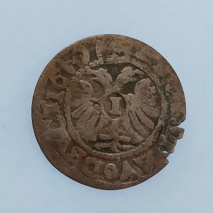 Ferdinand II. [1619 - 1637] / 1 Krejcar 1640 Olomouc, nep. zvlněn, vydrolená hranka, Ag,