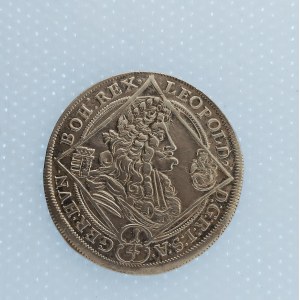 Leopold I. [1657 - 1705] / 1/4 Tolar 1699 KB, 7.0 g, Ag,