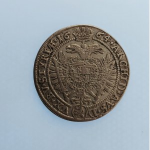 Leopold I. [1657 - 1705] / XV. Krejcar 1664 b.z., Sv. Vít, RR, pěkný, Nech.2147, Ag,