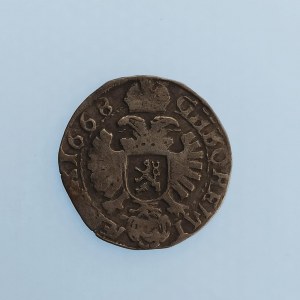 Leopold I. [1657 - 1705] / 3 Krejcar 1668 Kutná Hora - Hackl, Ag,