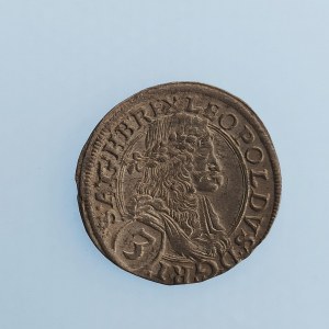Leopold I. [1657 - 1705] / 3 Krejcar 1673 Vídeň - Faber, Ag,
