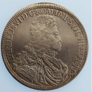 Karel VI. [1711 - 1740] / 1 Tolar 1716 Hall, zvlněn, dr. rys., 27,85 g, Ag,