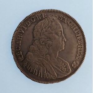 Karel VI. [1711 - 1740] / 1/2 Tolar 1738 KB, Husz.1614, 14.37 g, Ag,