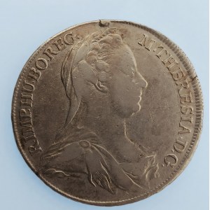 Marie Terezie [1740 - 1780] / 1 Tolar 1779, 27.80 g, stopy po oušku, Ag,