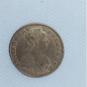 Marie Terezie [1740 - 1780] / XV. Krejcar 1748 KB, Madona, 6,01 g, Ag,