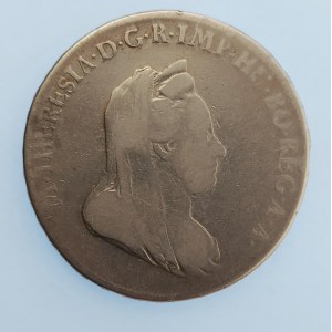 Marie Terezie [1740 - 1780] / Scudo 1780, 22.50 g, Ag,