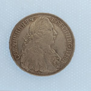 Josef II. [1765 - 1790] / 1 Tolar 1765 A Vídeň, 28.0 g, sbír., Ag,