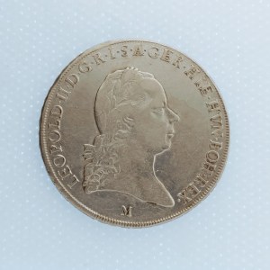 Leopold II. [1790 - 1792] / 1 Tolar 1792 M, křížový, 29,35 g, nep. rys., Ag,