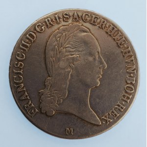 František I. Rakouský [1792 - 1835] / 1 Tolar 1796 M, křížový, 40 mm, 29,4g, Ag,