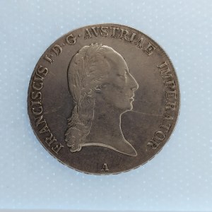 František I. Rakouský [1792 - 1835] / 1 Tolar 1824 A, 27,99 g, Ag,