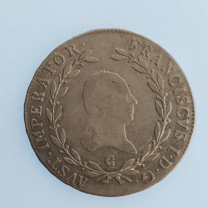 František I. Rakouský [1792 - 1835] / 20 Krejcar 1809 C, Ag,