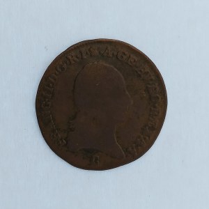 František I. Rakouský [1792 - 1835] / 1/2 Krejcar 1800 C, Cu,