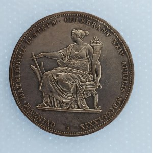Rakouská konvenční a spolková měna / 2 Zlatník 1879  stříbrná svatba, nep. rys., patina, Ag...