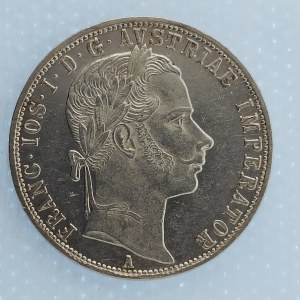 Rakouská konvenční a spolková měna / 1 Zlatník 1860 A, Ag,