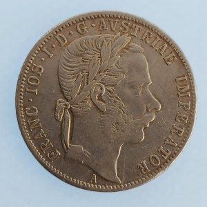 Rakouská konvenční a spolková měna / 1 Zlatník 1869 A, vzácnější, RR, Ag,