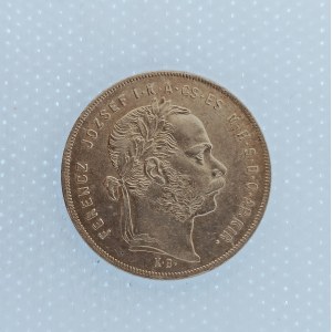 Rakouská konvenční a spolková měna / 1 Zlatník 1870 KB, nep. rys., dr. hry, Ag,