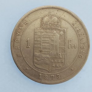 Rakouská konvenční a spolková měna / 1 Zlatník 1873 KB, lepší, Ag,