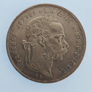 Rakouská konvenční a spolková měna / 1 Zlatník 1876 KB, Ag,
