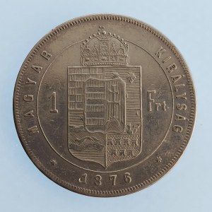 Rakouská konvenční a spolková měna / 1 Zlatník 1876 KB, Ag,
