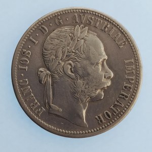 Rakouská konvenční a spolková měna / 1 Zlatník 1878 b.z., Ag,