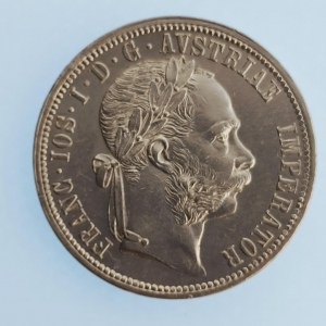 Rakouská konvenční a spolková měna / 1 Zlatník 1878 b.z., dr. hry, krásný, RL, Ag,