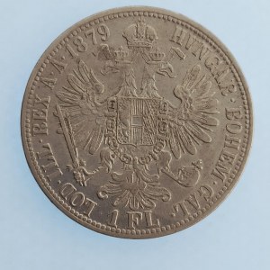 Rakouská konvenční a spolková měna / 1 Zlatník 1879 b.z., Ag,