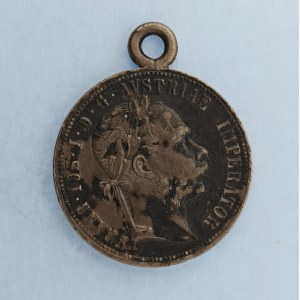 Rakouská konvenční a spolková měna / 1 Zlatník 1879 b.z., ouško, tmavá patina, dr. hry, Ag,