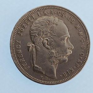 Rakouská konvenční a spolková měna / 1 Zlatník 1880 KB, Ag,