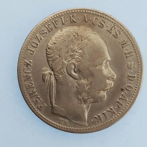 Rakouská konvenční a spolková měna / 1 Zlatník 1888 KB, Ag,