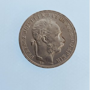 Rakouská konvenční a spolková měna / 1 Zlatník 1892 KB, R, krásný sbírkový, RL, Ag,