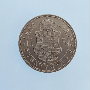 Rakouská konvenční a spolková měna / 1 Zlatník 1892 KB, R, krásný sbírkový, RL, Ag,
