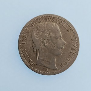 Rakouská konvenční a spolková měna / 1/4 Zlatník 1862 A, Ag,