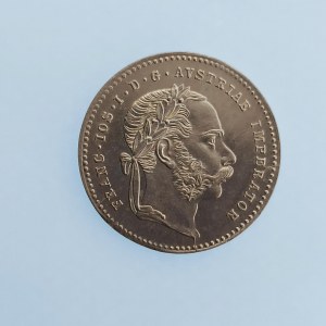 Rakouská konvenční a spolková měna / 20 Krejcar 1869 b.z., ďobka, nep. rys., sbír., Ag,