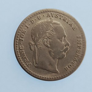 Rakouská konvenční a spolková měna / 10 Krejcar 1872 b.z., Ag,