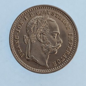 Rakouská konvenční a spolková měna / 10 Krejcar 1872 b.z., krásný, sbír., RL, Ag,