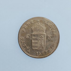 Rakouská konvenční a spolková měna / 6 Krejcar 1849 NB, nep. zvl., Ag,
