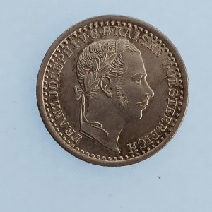 Rakouská konvenční a spolková měna / 5 Krejcar 1858 A, krásný s RL Ag,
