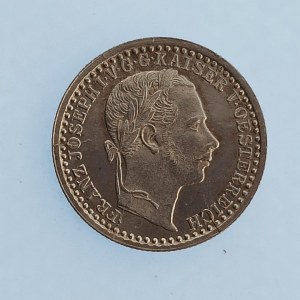 Rakouská konvenční a spolková měna / 5 Krejcar 1859 A, krásný s RL, Ag,