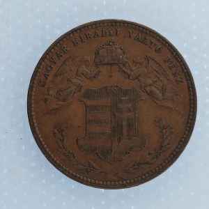 Rakouská konvenční a spolková měna / 4 Krejcar 1868 KB, patina, Cu,