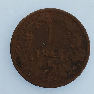 Rakouská konvenční a spolková měna / 1 Krejcar 1862 B, R,, Cu,