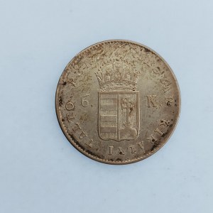 Revoluční mince 1849 / Hat Krajczár 1849 N.B., Ag,