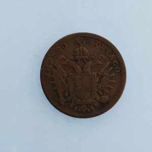 Lombardsko a Benádsko [1849 - 1852] / 3 Centesimi 1852 V, Cu,