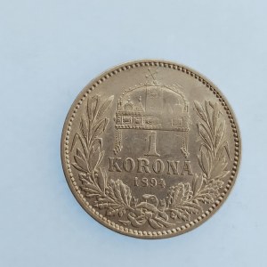 Korunová měna [1892 - 1918] / 1 Koruna 1894 KB, Ag,