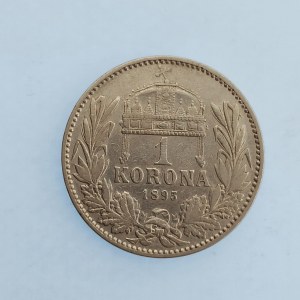 Korunová měna [1892 - 1918] / 1 Koruna 1895 KB, Ag,