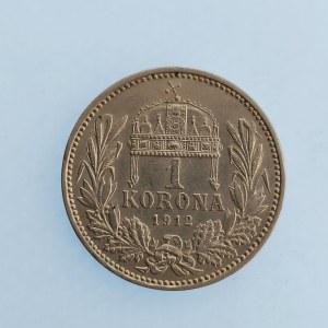 Korunová měna [1892 - 1918] / 1 Koruna 1912 KB, Ag,